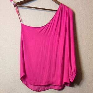 Naked ZEBRA Off Shoulder Pink Blouse-Medium NWT
